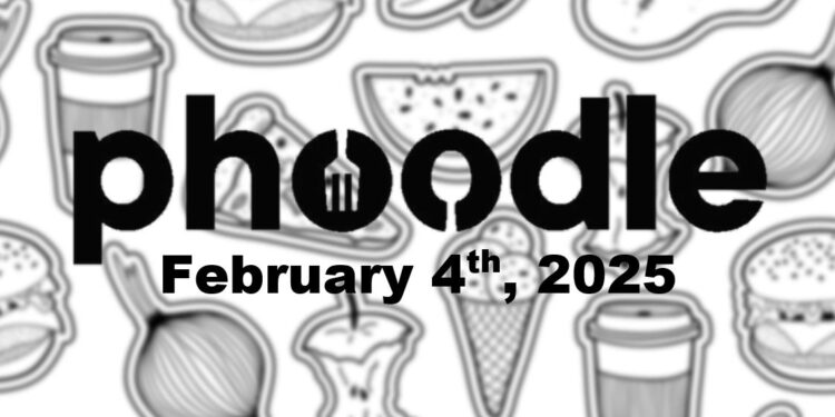 Daily Phoodle - 4th February 2024