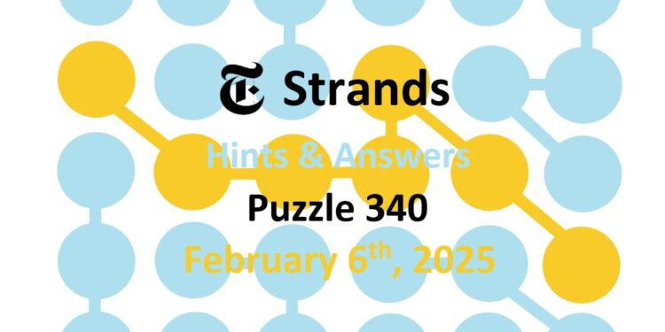 Daily Strands 340 Answers Today - 6th February 2025