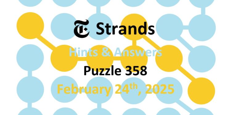 Daily Strands 358 Answers Today - 24th February 2025