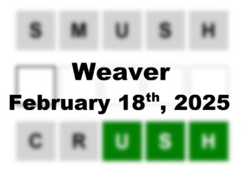 ‘Wordle’ Answer Today 1340 February 18th 2025 – Hints and Solution (2/18/25)
