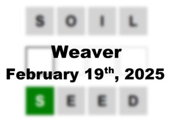 ‘Wordle’ Answer Today 1341 February 19th 2025 – Hints and Solution (2/19/25)