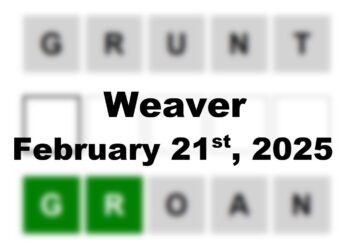 ‘Wordle’ Answer Today 1343 February 21st 2025 – Hints and Solution (2/21/25)