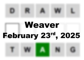 ‘Wordle’ Answer Today 1345 February 23rd 2025 – Hints and Solution (2/23/25)