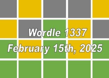 ‘Wordle’ Answer Today 1337 February 15th 2025 – Hints and Solution (2/15/25)
