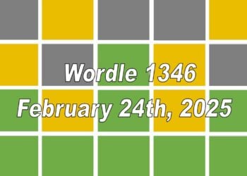 ‘Wordle’ Answer Today 1346 February 24th 2025 – Hints and Solution (2/24/25)