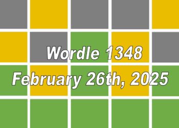 ‘Wordle’ Answer Today 1348 February 26th 2025 – Hints and Solution (2/26/25)