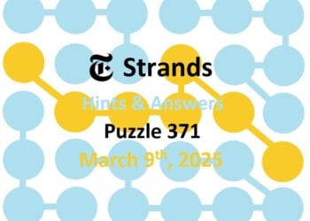 ‘Wordle’ Answer Today 1359 March 9th 2025 – Hints and Solution (3/9/25)