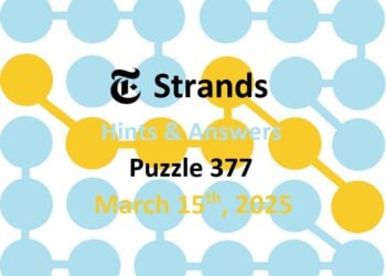 ‘Wordle’ Answer Today 1365 March 15th 2025 – Hints and Solution (3/15/25)