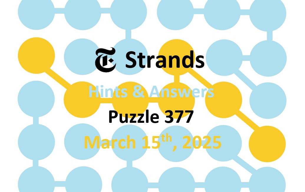 ‘Wordle’ Answer Today 1365 March 15th 2025 – Hints and Solution (3/15/25)