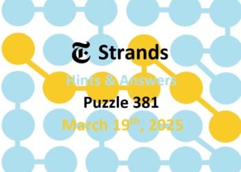 ‘Wordle’ Answer Today 1369 March 19th 2025 – Hints and Solution (3/19/25)