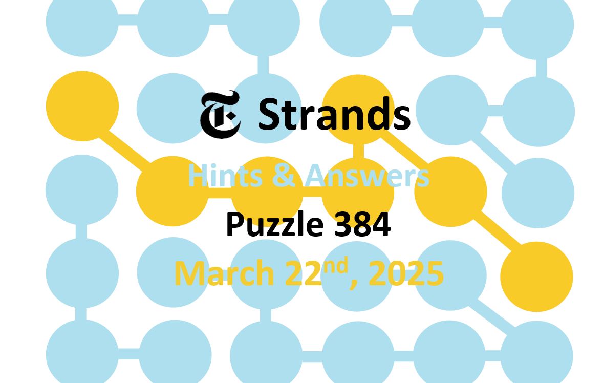 ‘Wordle’ Answer Today 1372 March 22nd 2025 – Hints and Solution (3/22/25)