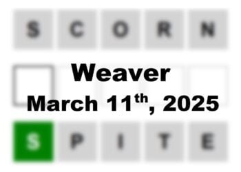 ‘Wordle’ Answer Today 1361 March 11th 2025 – Hints and Solution (3/11/25)