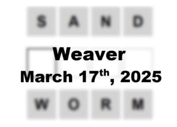 Today’s ‘Weaver’ Answer: March 17th 2025 Hints and Solution
