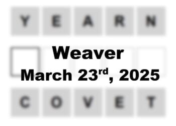 ‘Wordle’ Answer Today 1373 March 23rd 2025 – Hints and Solution (3/23/25)