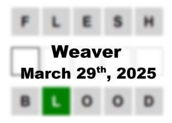 ‘Wordle’ Answer Today 1379 March 29th 2025 – Hints and Solution (3/29/25)