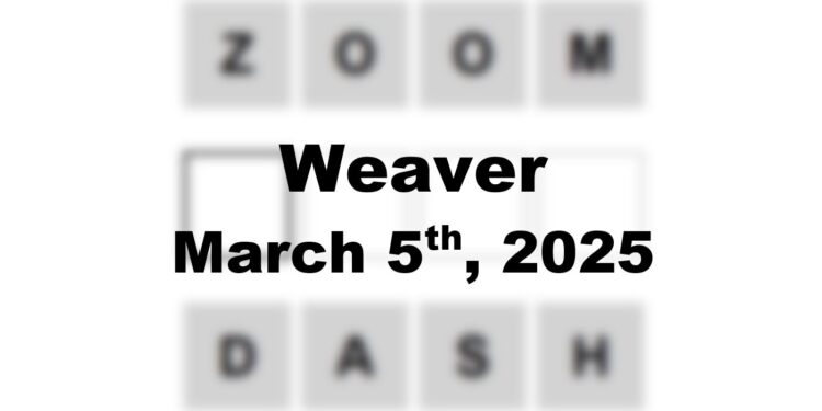 Daily Weaver Answers - 5th March 2025