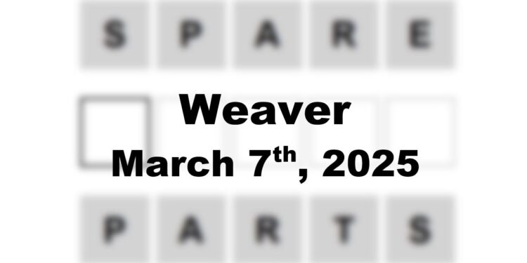 Daily Weaver Answers - 7th March 2025