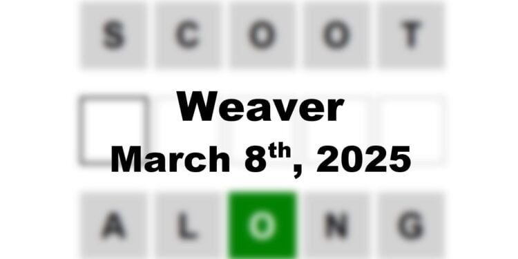 Daily Weaver Answers - 8th March 2025