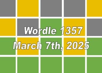 ‘Wordle’ Answer Today 1357 March 7th 2025 – Hints and Solution (3/7/25)