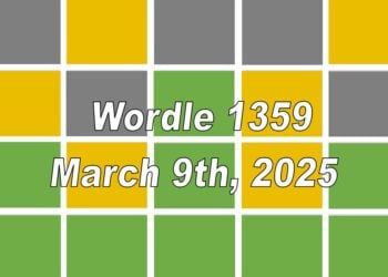 ‘Wordle’ Answer Today 1359 March 9th 2025 – Hints and Solution (3/9/25)