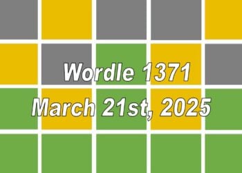 ‘Wordle’ Answer Today 1371 March 21st 2025 – Hints and Solution (3/21/25)