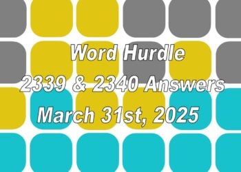 ‘Wordle’ Answer Today 1381 March 31st 2025 – Hints and Solution (3/31/25)