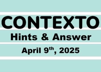 ‘Wordle’ Answer Today 1390 April 9th 2025 – Hints and Solution (4/9/25)