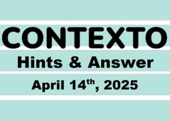 ‘Wordle’ Answer Today 1395 April 14th 2025 – Hints and Solution (4/14/25)