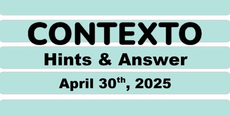 Daily Contexto 955 - April 30th 2025