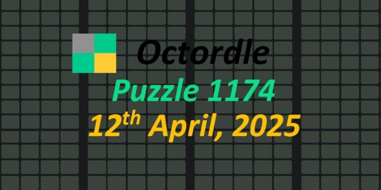 Daily Octordle 12th April 2025 Answers Today 1174