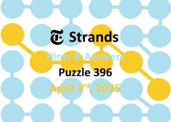 ‘Wordle’ Answer Today 1384 April 3rd 2025 – Hints and Solution (4/3/25)