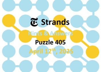 ‘Wordle’ Answer Today 1393 April 12th 2025 – Hints and Solution (4/12/25)