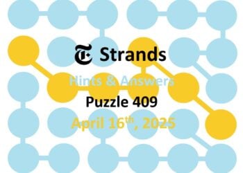 ‘Wordle’ Answer Today 1397 April 16th 2025 – Hints and Solution (4/16/25)