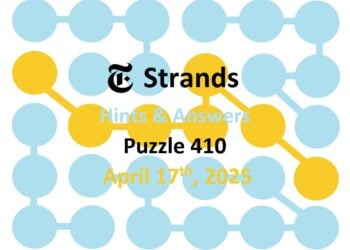 ‘Wordle’ Answer Today 1398 April 17th 2025 – Hints and Solution (4/17/25)
