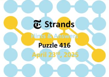 ‘Wordle’ Answer Today 1404 April 23rd 2025 – Hints and Solution (4/23/25)