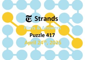 ‘Wordle’ Answer Today 1405 April 24th 2025 – Hints and Solution (4/24/25)