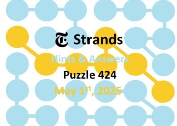 ‘Wordle’ Answer Today 1412 May 1st 2025 – Hints and Solution (5/1/25)