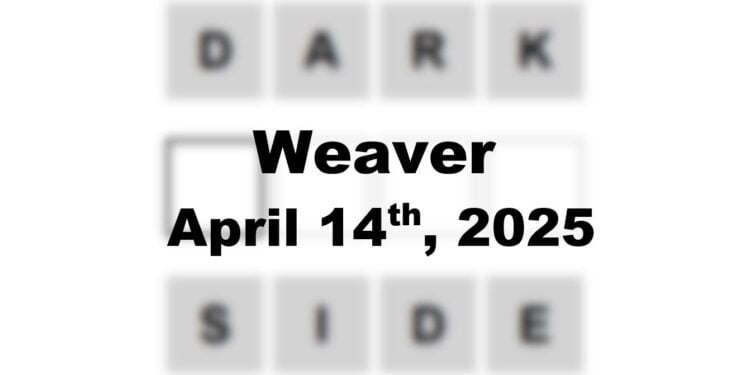 Daily Weaver Answers - 14th April 2025