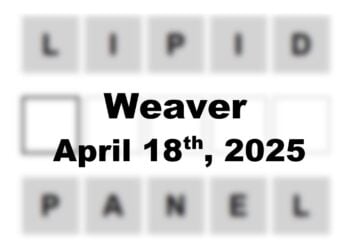Today’s ‘Weaver’ Answer: April 18th 2025 Hints and Solution