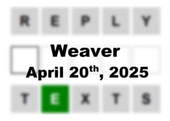 ‘Wordle’ Answer Today 1401 April 20th 2025 – Hints and Solution (4/20/25)