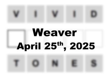 ‘Wordle’ Answer Today 1406 April 25th 2025 – Hints and Solution (4/25/25)