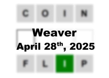 Today’s ‘Weaver’ Answer: April 28th 2025 Hints and Solution