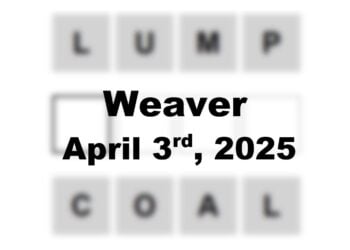 ‘Wordle’ Answer Today 1384 April 3rd 2025 – Hints and Solution (4/3/25)