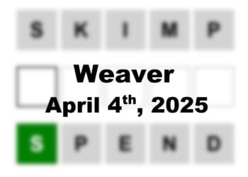 ‘Wordle’ Answer Today 1385 April 4th 2025 – Hints and Solution (4/4/25)