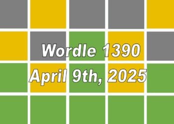 ‘Wordle’ Answer Today 1390 April 9th 2025 – Hints and Solution (4/9/25)