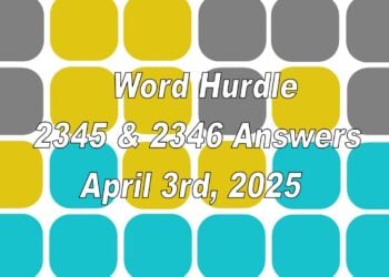 ‘Wordle’ Answer Today 1384 April 3rd 2025 – Hints and Solution (4/3/25)