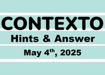 ‘Wordle’ Answer Today 1415 May 4th 2025 – Hints and Solution (5/4/25)