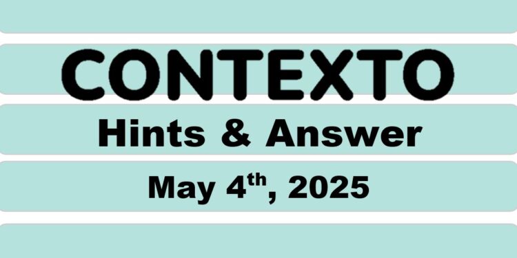 Daily Contexto 959 - May 4th 2025