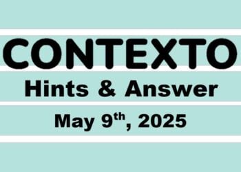 ‘Wordle’ Answer Today 1420 May 9th 2025 – Hints and Solution (5/9/25)
