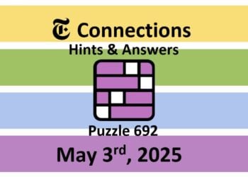 ‘Wordle’ Answer Today 1414 May 3rd 2025 – Hints and Solution (5/3/25)
